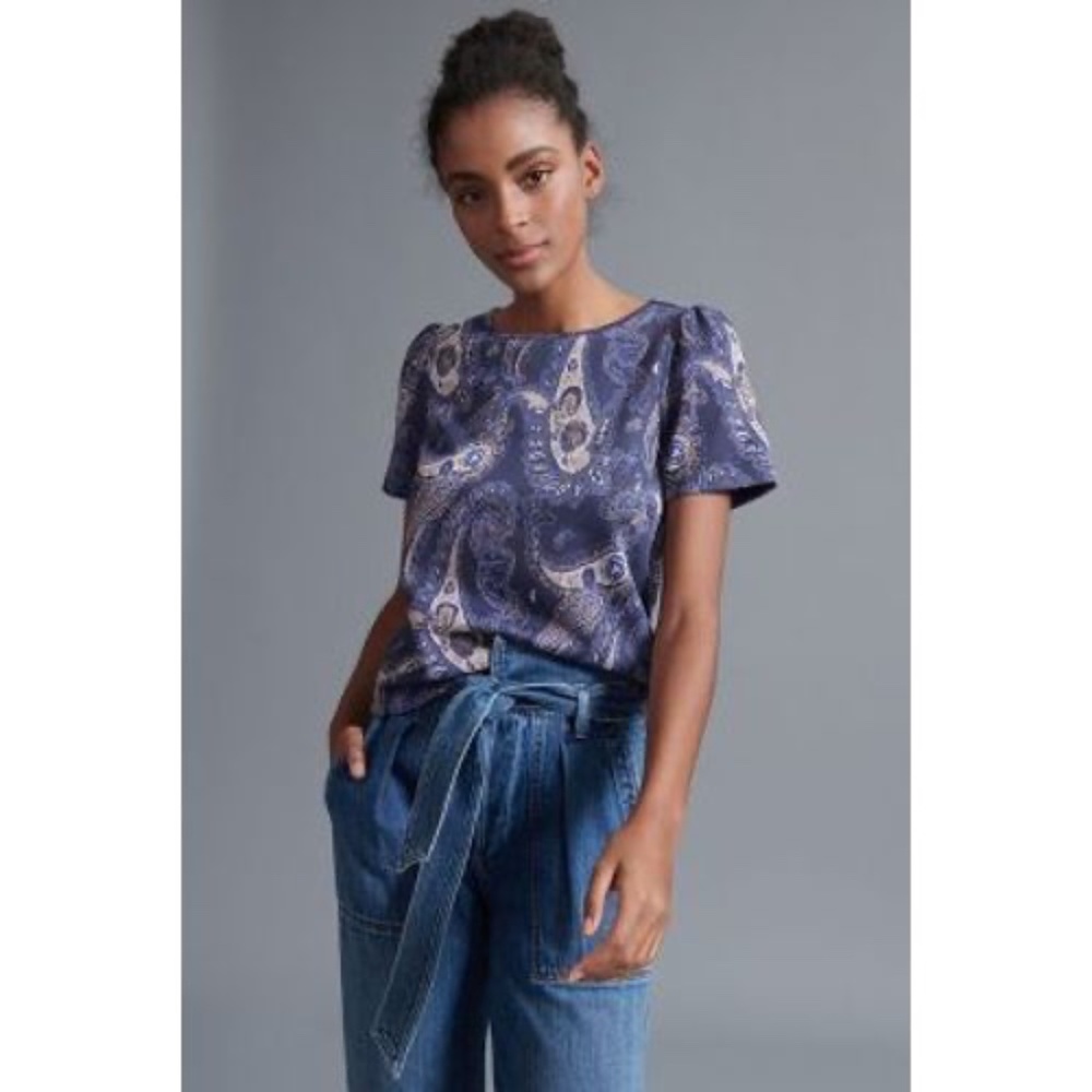 Anthropologie Demeter Paisley Tee